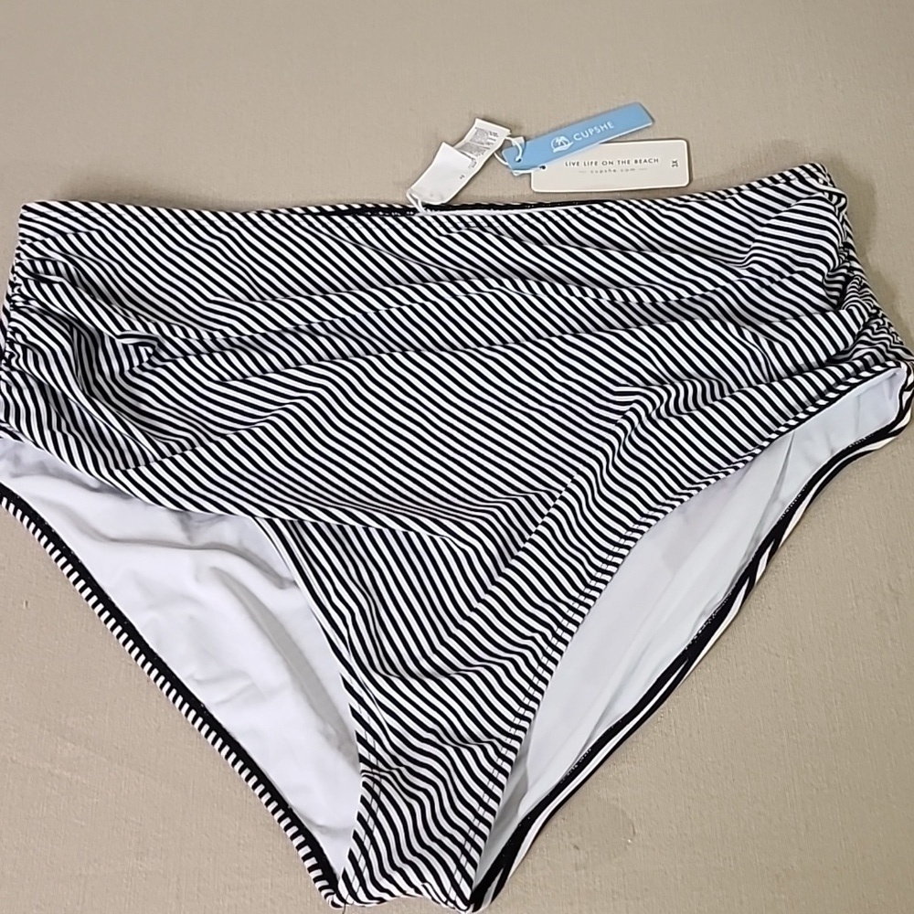 Cupshe NWT Swim Bottoms Size 3X Plus High Rise